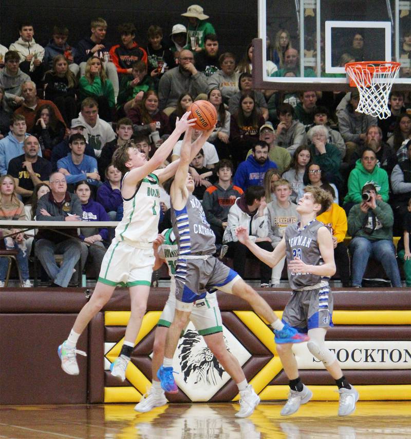 Boys basketball Newman falls short in regional final, ends season against Scales Mound for