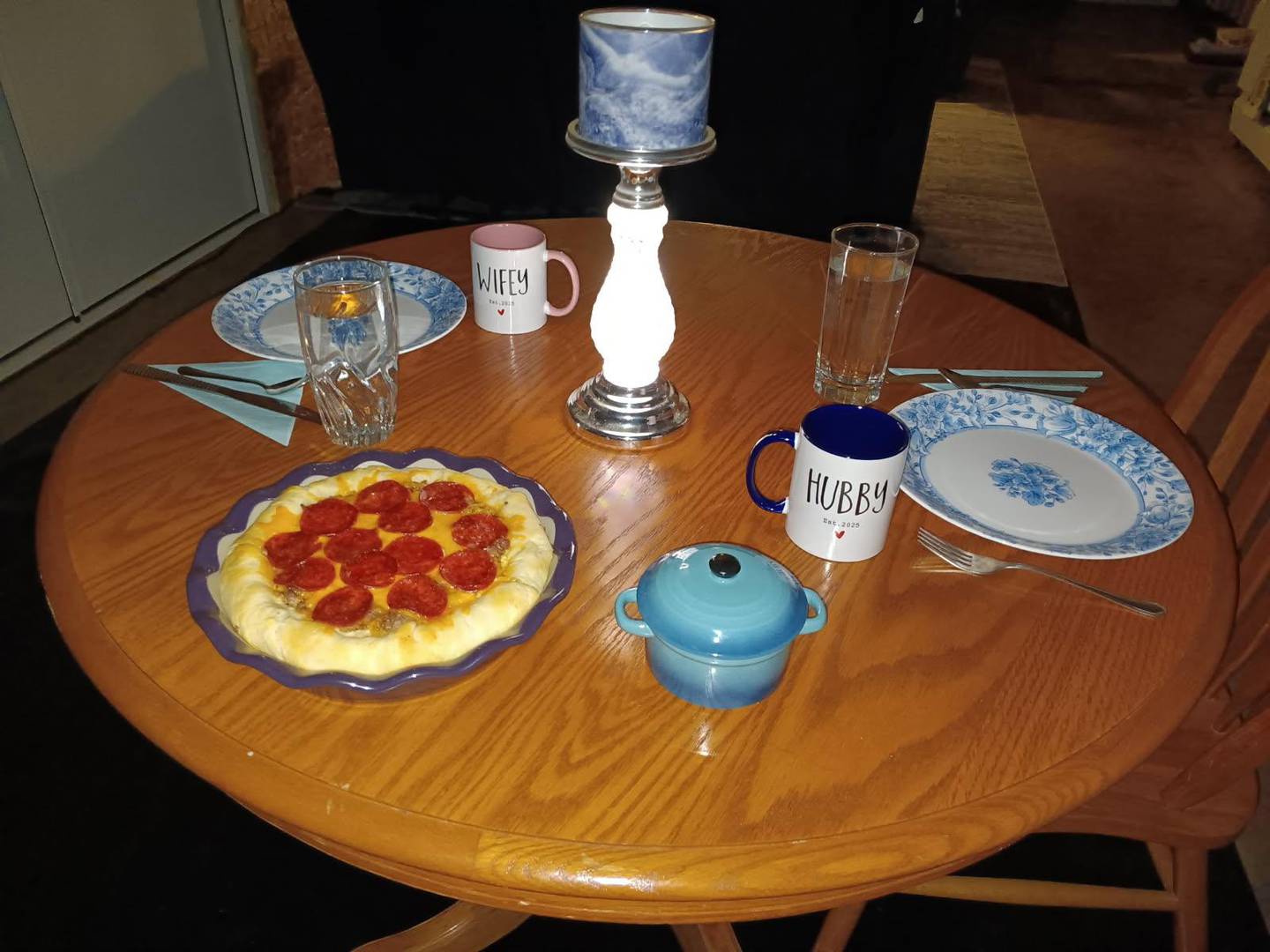 Verena and Daniel's dinner table