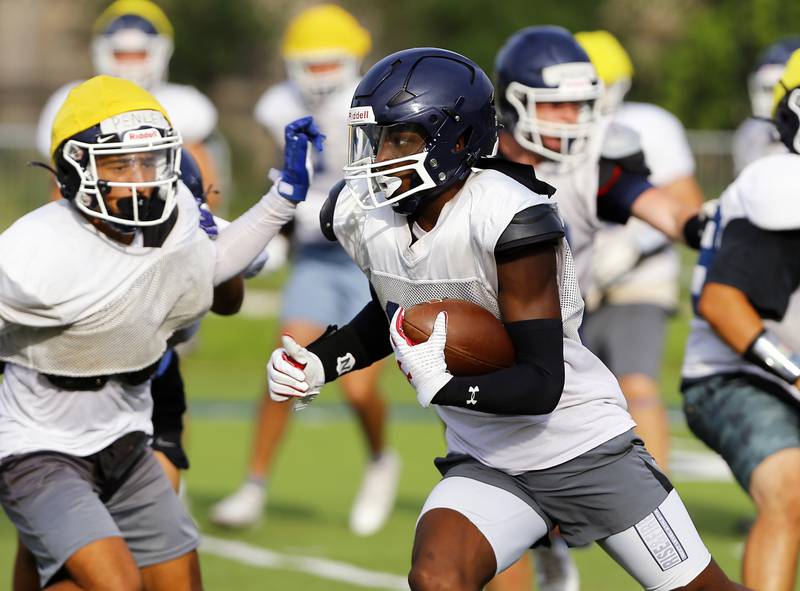 Photos Nazareth Academy football practice Shaw Local