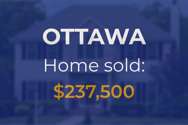 Single-family home sells for $237,500 in Ottawa