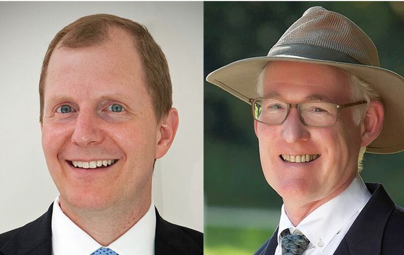 Tim Elliott, left, and Jeff Gahris