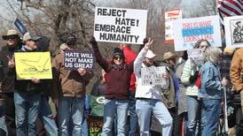 Some newcomers to DeKalb No Kings protest say Iran war, oil prices reason they’re rallying: ‘That’s not right’