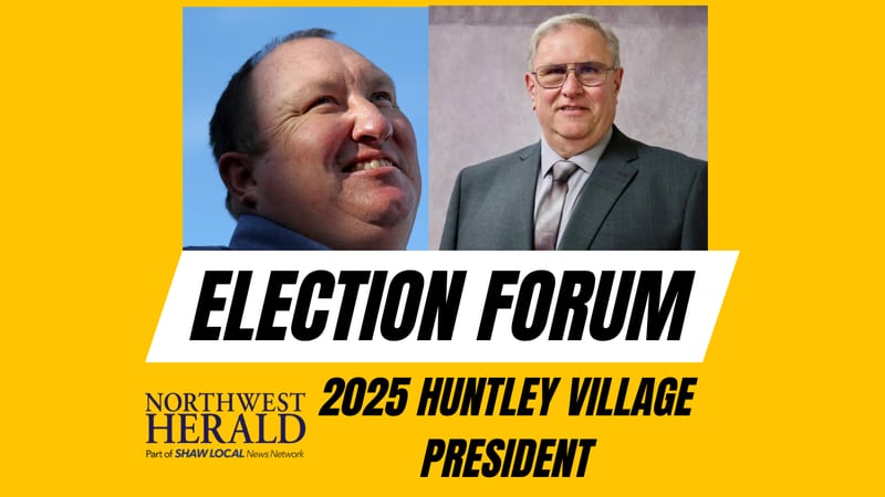 2025 Election: Huntley Village President candidate forum: incumbent Tim Hoeft and current village board member John Piwko