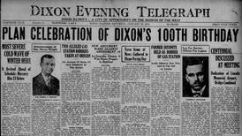 A bone-chilling cold snap, Dixon’s 100th and more historical covers from January 18