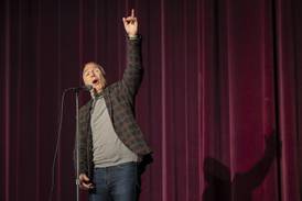 Shutter to Think: Broadway star delivers during ‘Phantastic’ visit to Dixon High School