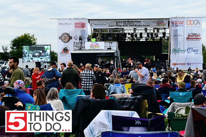 Attendees pack Petersen Park for the RISE Up music festival on Saturday, Sept. 25, 2021, in McHenry. This year's event will feature Dustin Lynch, Dylan Scott and Zach Miller on Friday and Brad Paisley, Chris Lane and Ernest on Saturday.