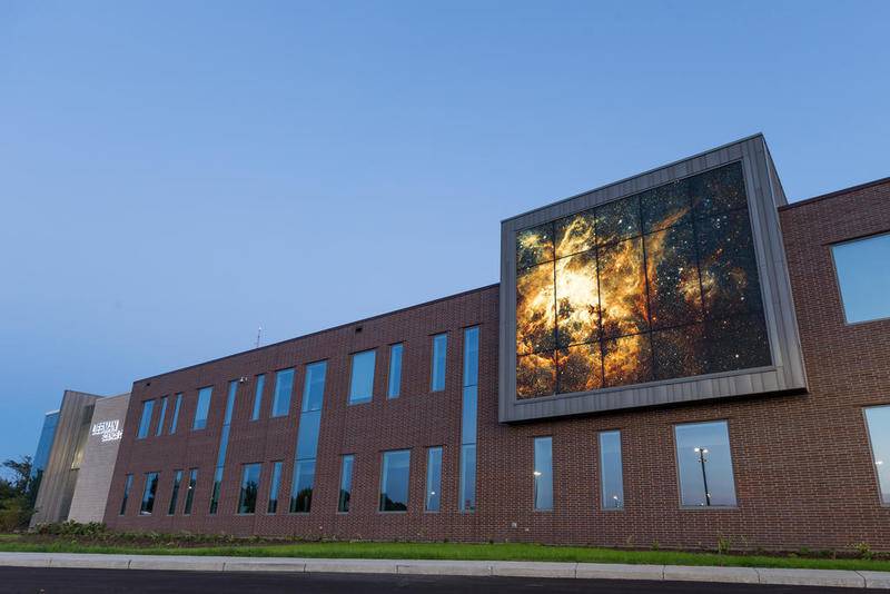 McHenry County College is set to open the new Liebman Science Center, pictured Friday in Crystal Lake.