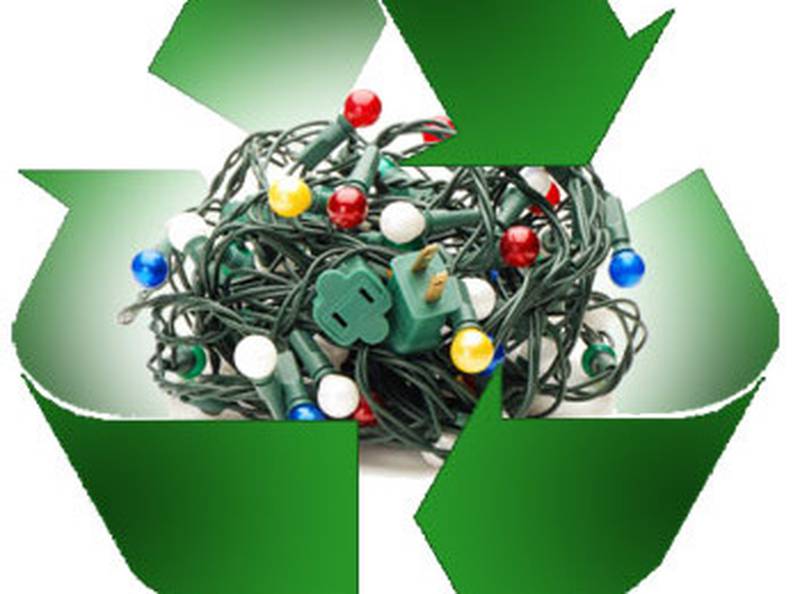 From now until Jan. 17, St. Charles residents and businesses can drop off holiday lights (working or non-working) and extension cords to be recycled at no cost.