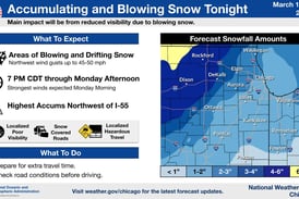Blizzard warning issued for parts of Illinois as snow and 50-mph winds move in tonight
