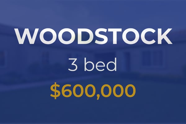 Rural residence sells in Woodstock for $600,000