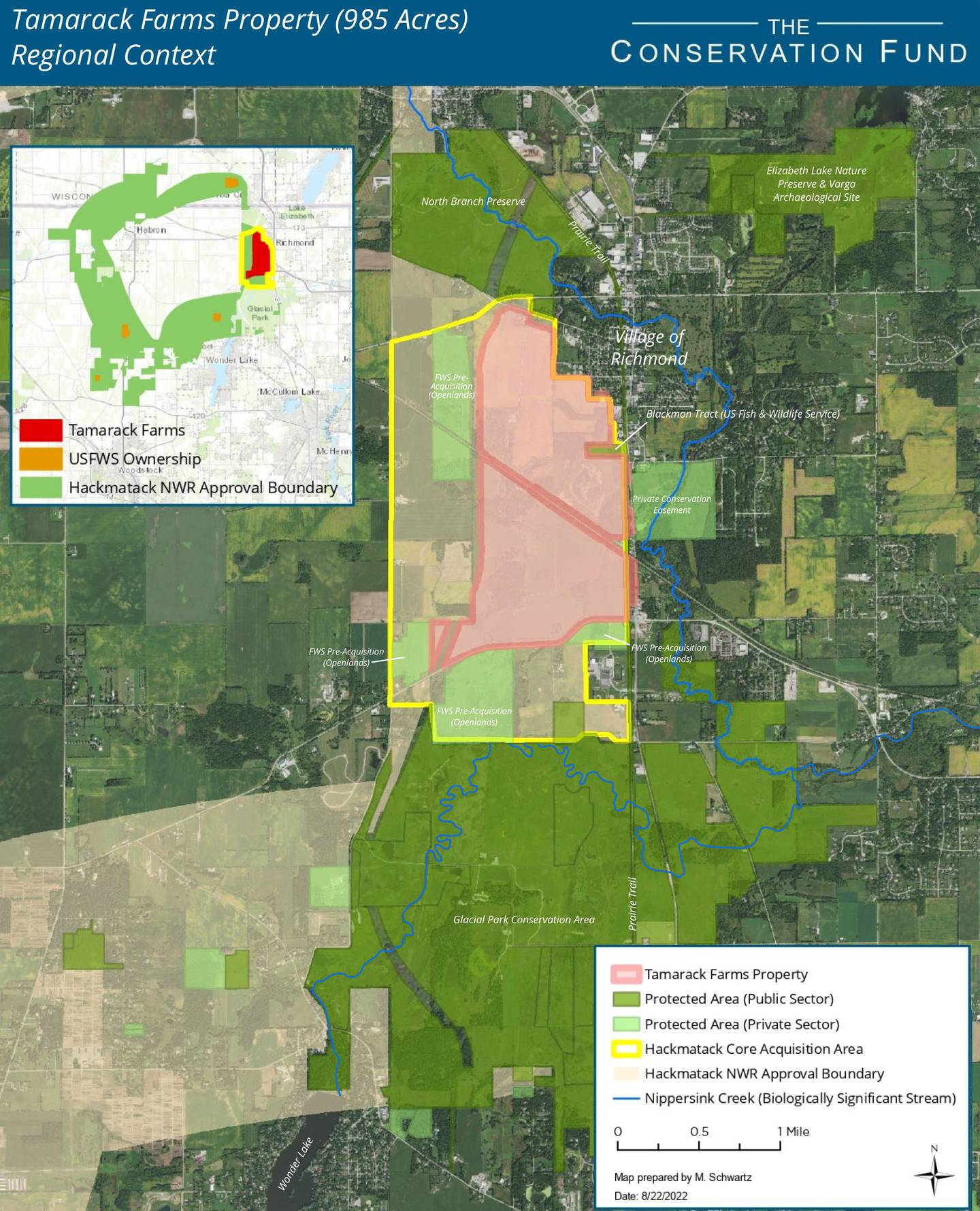 The newly-acquired Tamarack Farms will connect the North Branch recreation area to Glacier Park near Richmond.