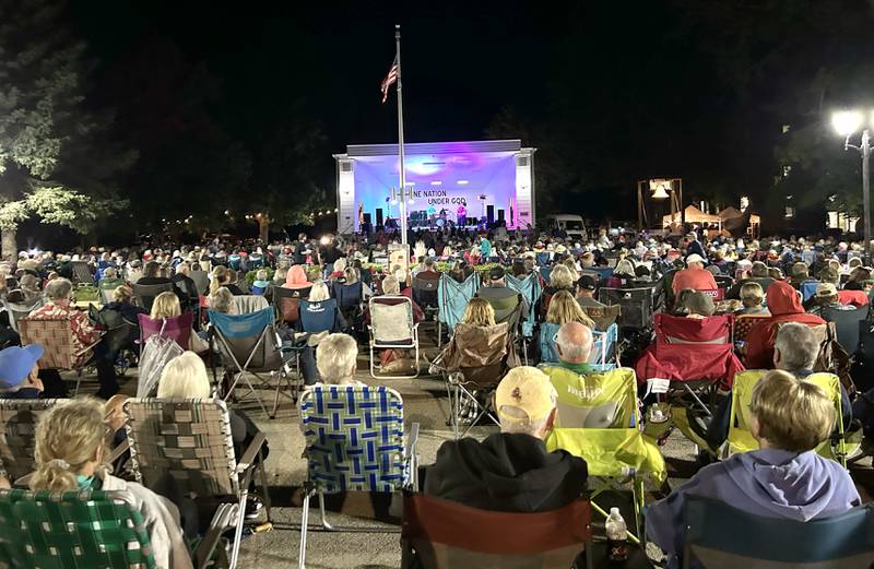 An estimated crowd of 2,500 turned out to listen to Fortunate Sons, a Creedence Clearwater tribute band, during the Jamboree Concert Series in Mt. Morris on Friday, Aug, 29, 2025.