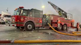 Update: Firefighters battle blaze at Lockport Township pole building on Christmas Eve