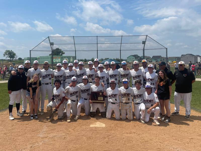 McHenry's Class 4A Hampshire Baseball Sectional champions.