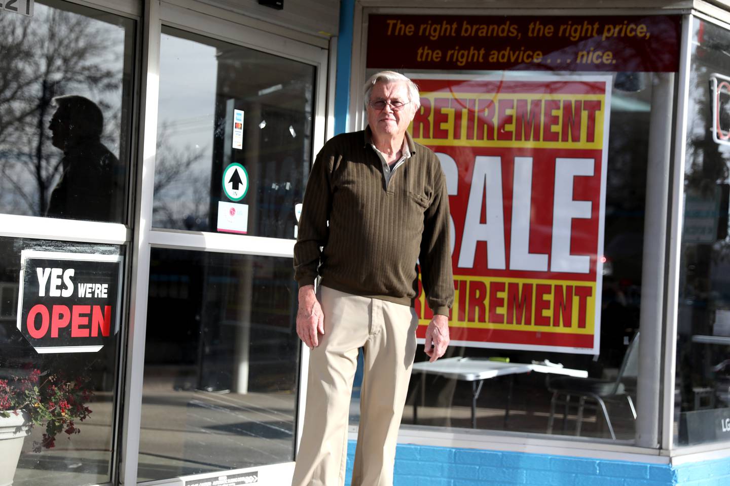 Gene Olmstead is closing his family business, Olmstead’s TV in Batavia, after over 75 years of business.