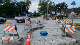 Water main work begins on Sabin Street in Sycamore 