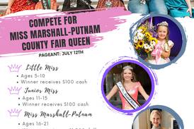 Marshall-Putnam Queen Pageant taking applications ahead of county fair