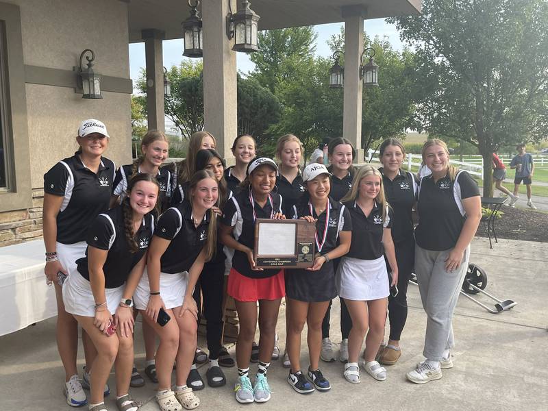 The Oswego Co-Op girls golf team won the Southwest Prairie Conference Tournament on Wednesday.