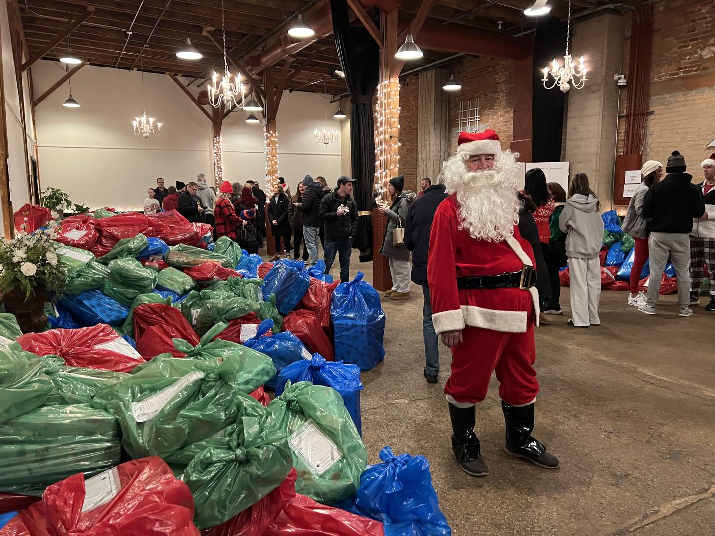Brick "Santa" VanDerSnick has been dressing as the north pole's most famous resident and delivering presents as a Goodfellow for the past ten years. On Dec. 24, 2024, he said his heart was warmed to see the efforts the local community goes to in order to support those in need.