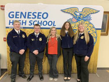 Forreston FFA Students compete in the District 1 FFA proficiency areas