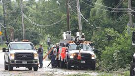 Over 1,000 households in DeKalb County could remain without power until Saturday, says ComEd