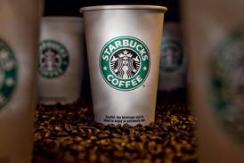 Starbucks drive-through welcoming customers in Montgomery off U.S. Route 34
