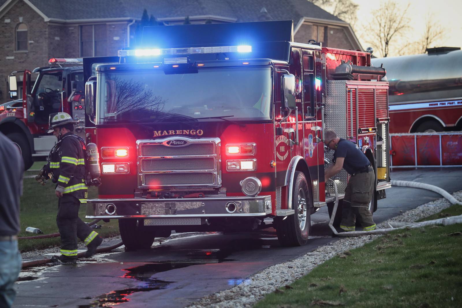 Photos Marengo fire causes 300K in damage to home Shaw Local