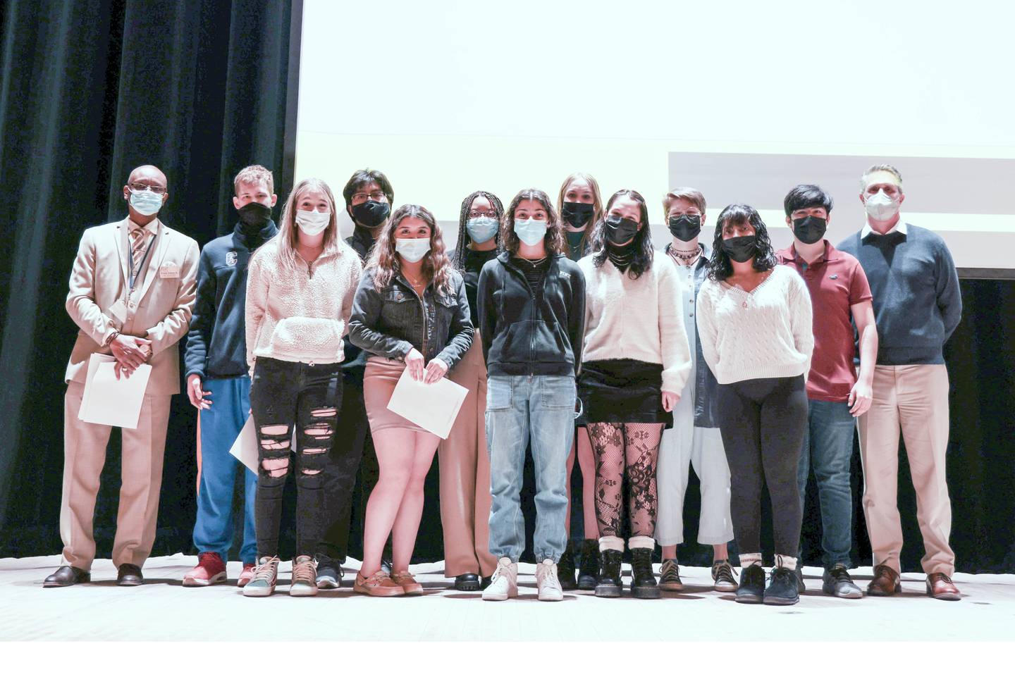 Fifty-four Joliet Township High School students from the graduating class of 2022 earned the prestigious distinction of Illinois State Scholars for their exceptional academic achievement. Pictured are students from Joliet Central High School.