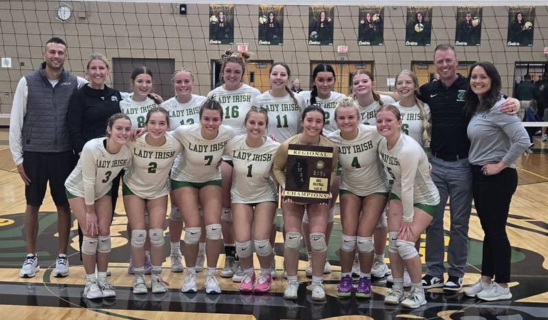 The Seneca girls volleyball team defeated Coal City 25-19, 27-25 in Thursday night's championship match of the Class 2A Coal City Regional.