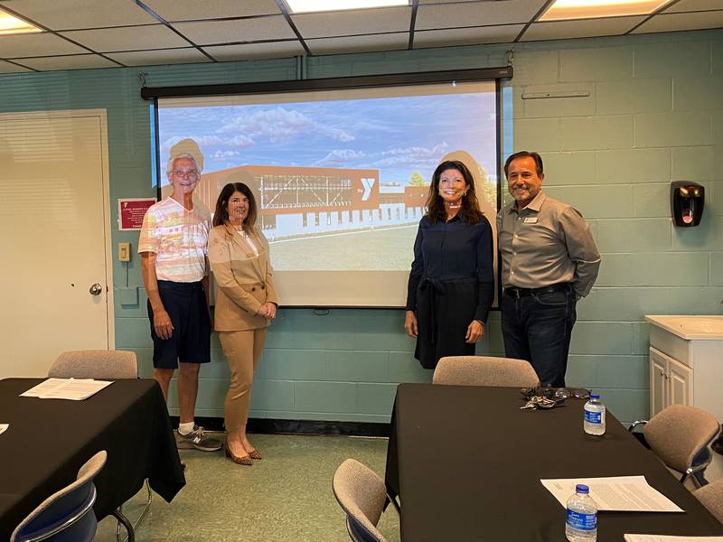 (From left to right) Phil Devermann, Konni Rodeghier, Betsy Dirksen Londrigan, Joe Capece.