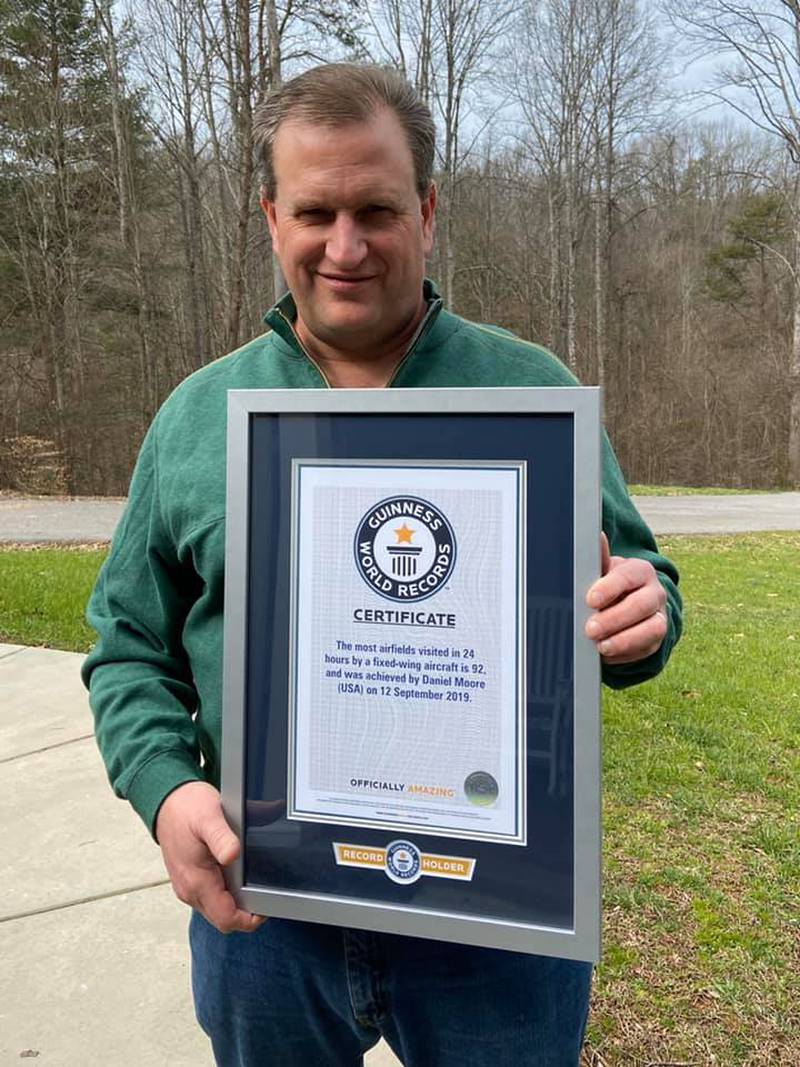 After setting a Guinness World Record in 2019 Daniel Moore from Johnson City, TN will attempt to set a second world record on July 23-24.