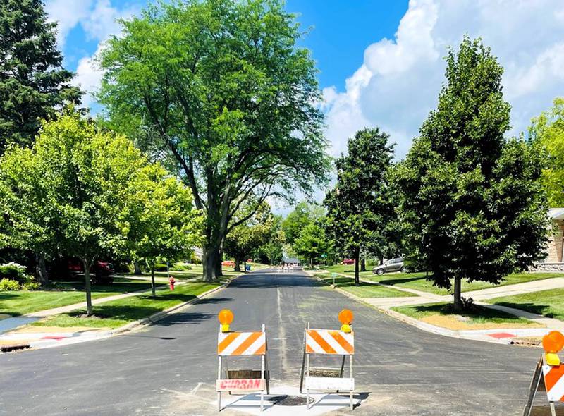 A section of Laurel Lane (shown) has been resurfaced as part of the City of DeKalb's $4.5 million street maintenance program for fiscal 2025.