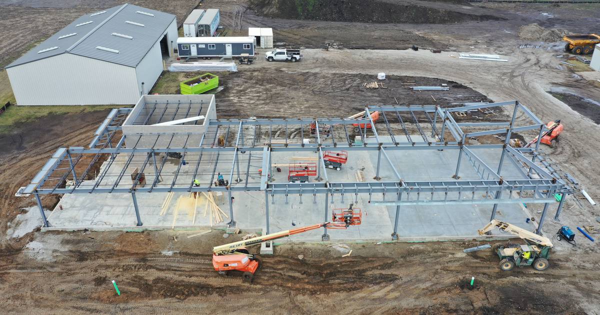 Photos: IVCC's new agricultural education center takes shape in Oglesby