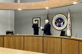Photos: Dixon Police Chief Ryan Bivins sworn into office