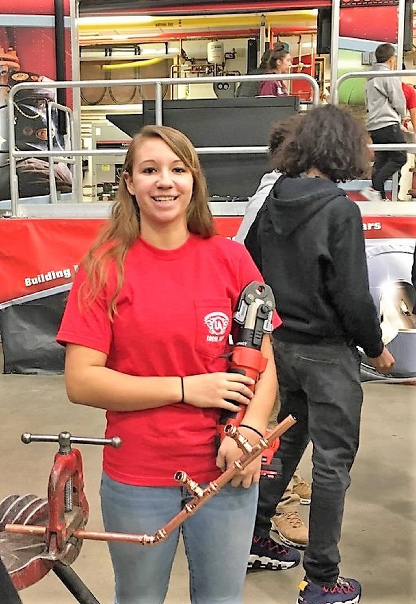 Danielle Sunley is a journeyperson level plumbing BIM/modeler and part-time apprenticeship instructor with United Association of Plumbers, Steamfitters and HVACR, Local 137.