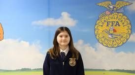 Bureau Valley’s Livia Vohland is state bound for her Agriscience Research project