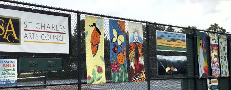 The St. Charles Art Council's community art project will feature hand painted banners in Mt. St. Mary's Park this summer.