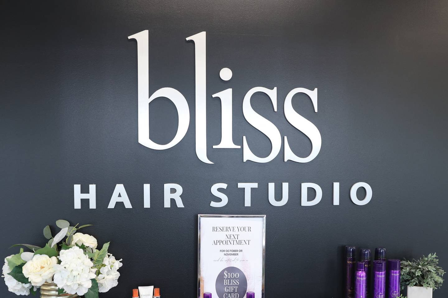 Bliss Hair Studio in Shorewood on Friday, Sept. 22.