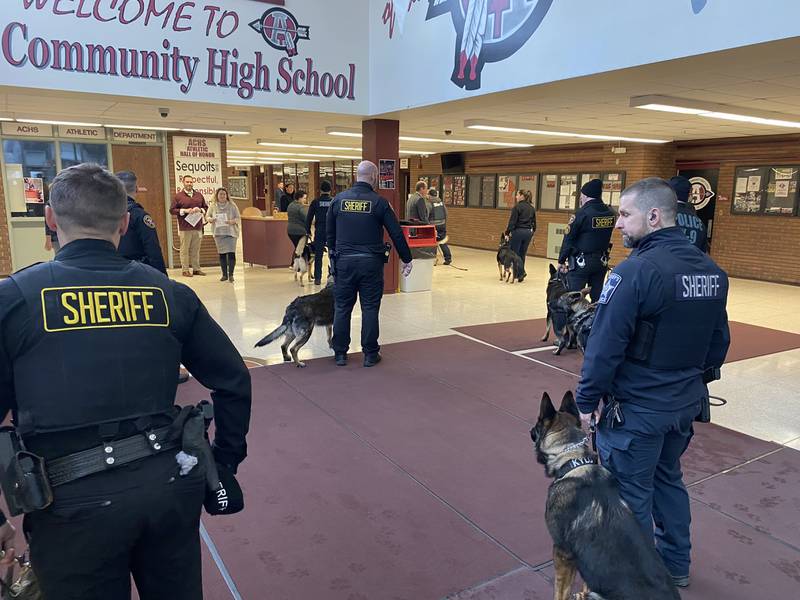 On Jan. 19, the Antioch Police Department, assisted by officers from four other agencies, completed a scheduled drug sweep of Antioch Community High School.