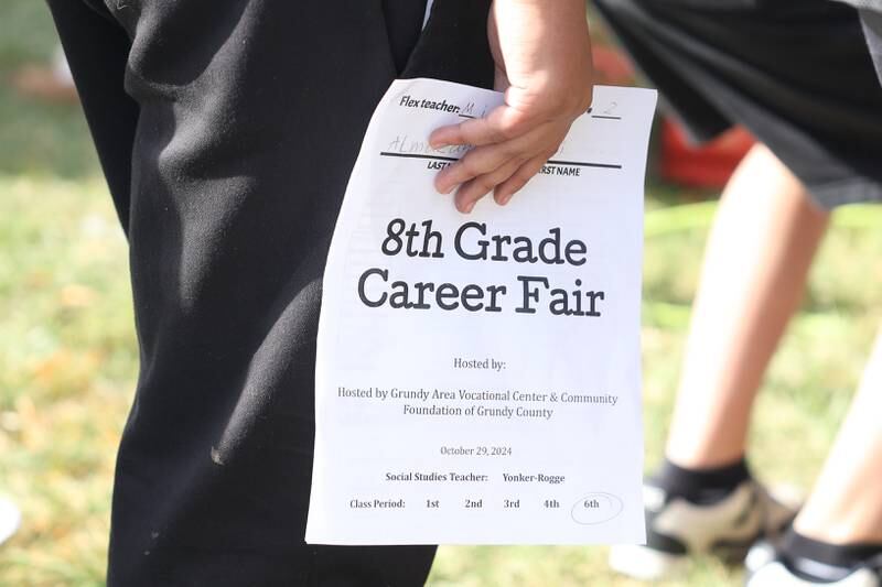 Grundy Area Vocational Center held their annual 8th grade Career Fair at Morris High School on Tuesday, Oct. 29, 2024 in Morris