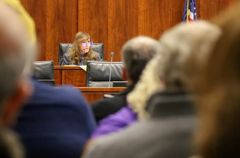 State Senator Linda Holmes, D-Aurora