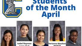 Joliet Township High School announces its students of the month for April