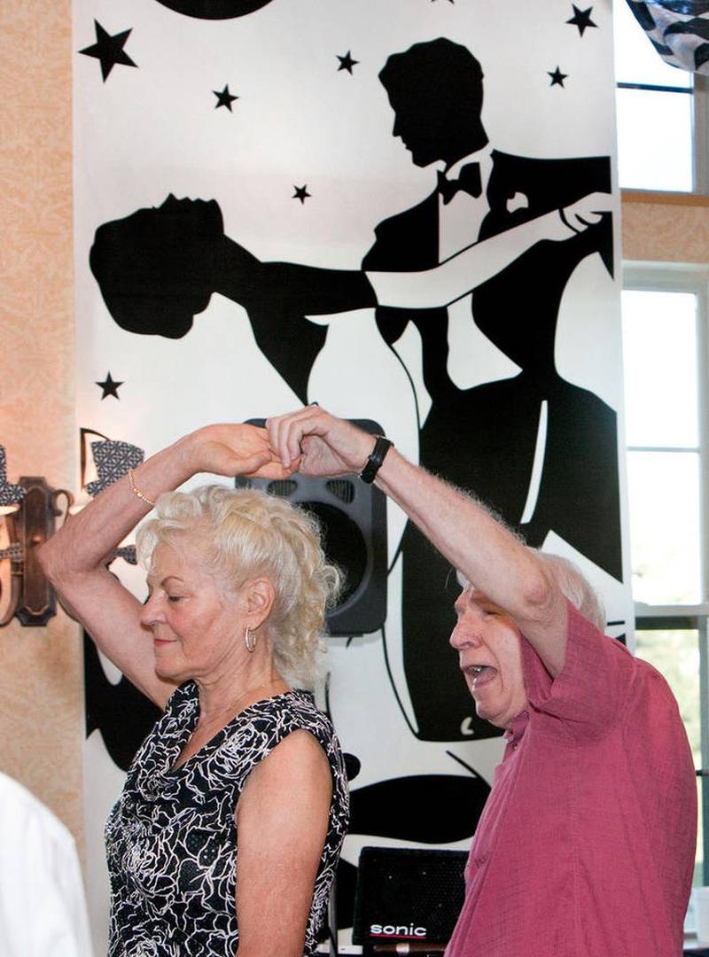 Eileen and Joe Silich of Romeville dance during The Timbers of Shorewood's 13th annual Seniors’ Senior Prom titled, “Top Hats & Bow Ties” June 24 in Shorewood,