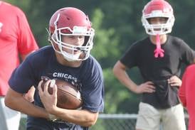 Photos: Hall football team holds summer camp