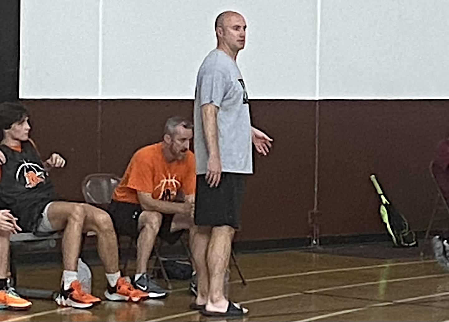 First-year Minooka coach Brett Hespell watches the Indians against Deerfield on Tuesday in the Morris Shootout.