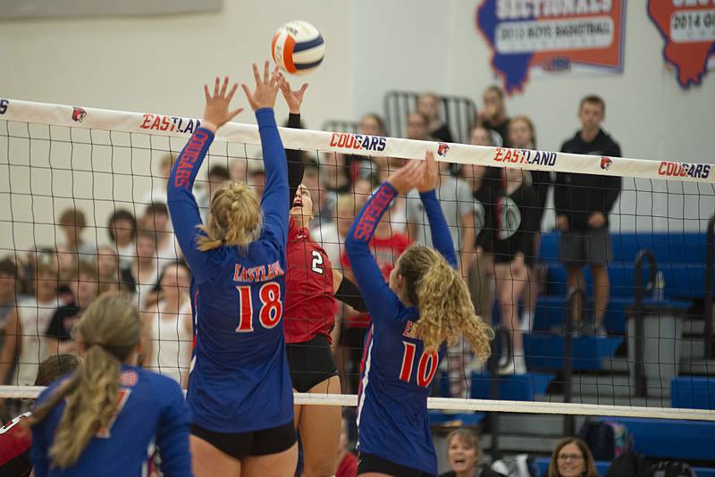 Photos Fulton and Eastland volleyball Shaw Local