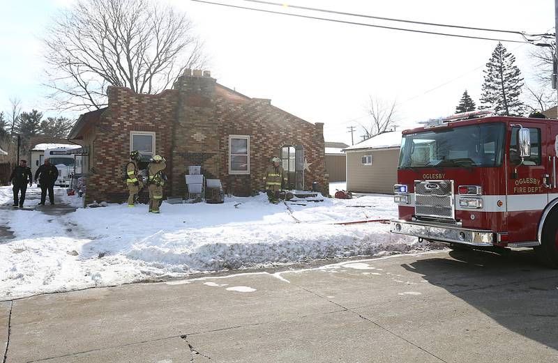 Photos Area firefighters respond to a house fire in Oglesby Shaw Local