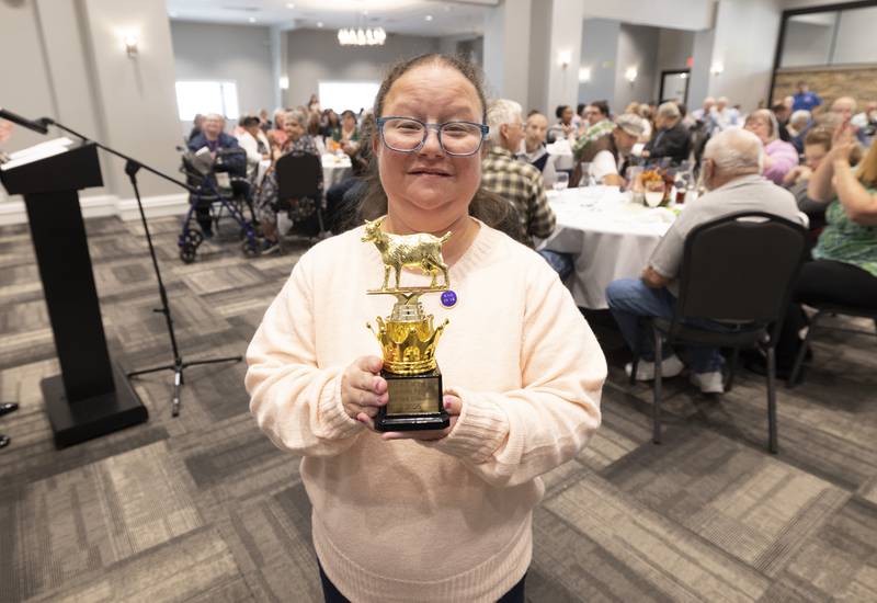 Self Help client Jennifer Perales received the GOAT (Greatest of All Time) Award Thursday, Oct. 16, 2025, during the annual Self Help Awards.