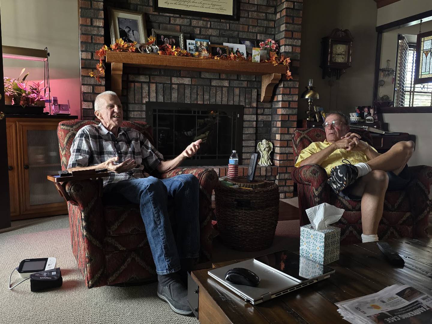 Bob Been, 77, of New Lenox, finally met Tony Consola, 77, of New Lenox, for the first time on Wednesday, Sept. 10, 2025, at Been's home, thanks to a mutual friend. Been was stabbed 10 times in 1969 at a hayride party and Consola. had organized a blood drive with 70 donors on Been's behalf after learning about the stabbing. Been was diagnosed with amyotrophic lateral sclerosis (ALS) in February and wanted to thank Consola while he still could.
