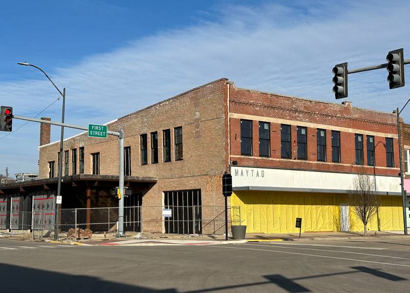 A view of the The Maytag building at the corner of Illinois 351 and First Street on Monday, Jan. 9, 2023 in La Salle.